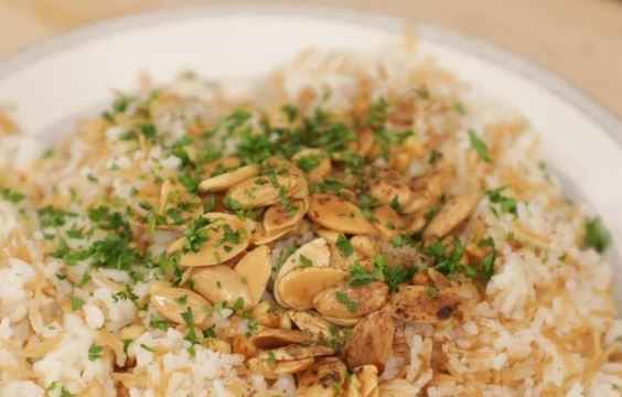 Lebanese Almond Rice