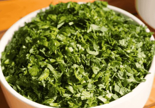 parsley for stuffed grape leaves 